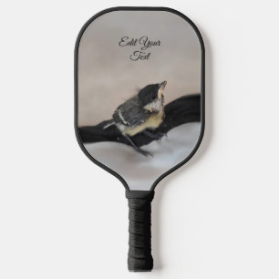Tidi my Bird the Parus Major Pickleball Paddle
