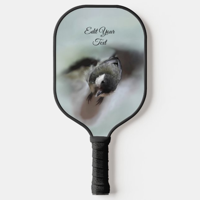 Tidi my Bird the Parus Major Pickleball Paddle (Front)