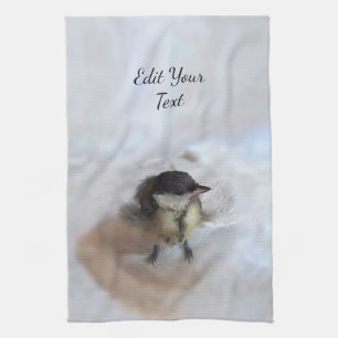 Tidi my Bird the Parus Major Tea Towel