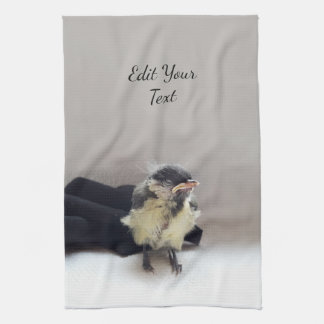 Tidi my Bird the Parus Major Tea Towel