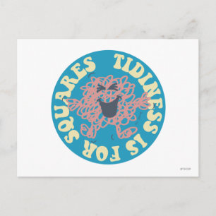 Tidiness Is For Squares Postcard
