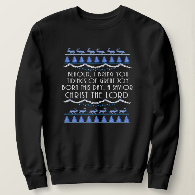 Tiding of Great Joy Christmas Sweatshirt (Design Front)