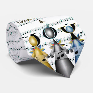 Tidings of Comfort and Joy Christmas Carolers Tie