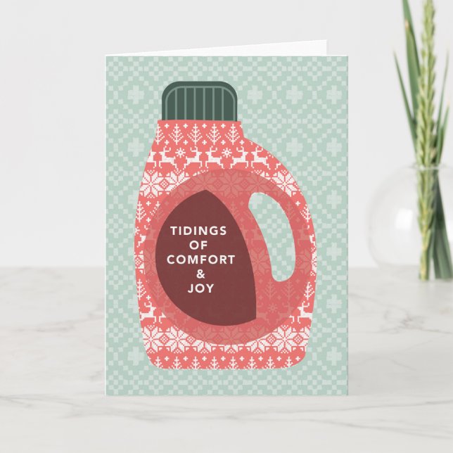 Tidings of Comfort and Joy Holiday Card (Front)