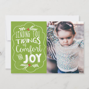 Tidings of Comfort and Joy Holiday Card