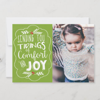 Tidings of Comfort and Joy Holiday Card