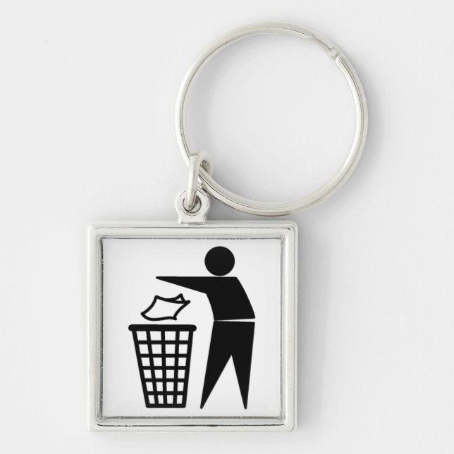 Tidy Man Key Ring (Front)