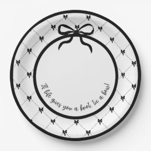 Tie a Bow 9" Party Plate