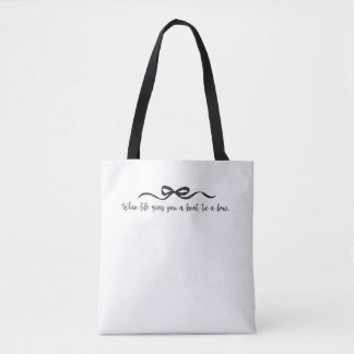 Tie a Bow Personalised Tote Bag