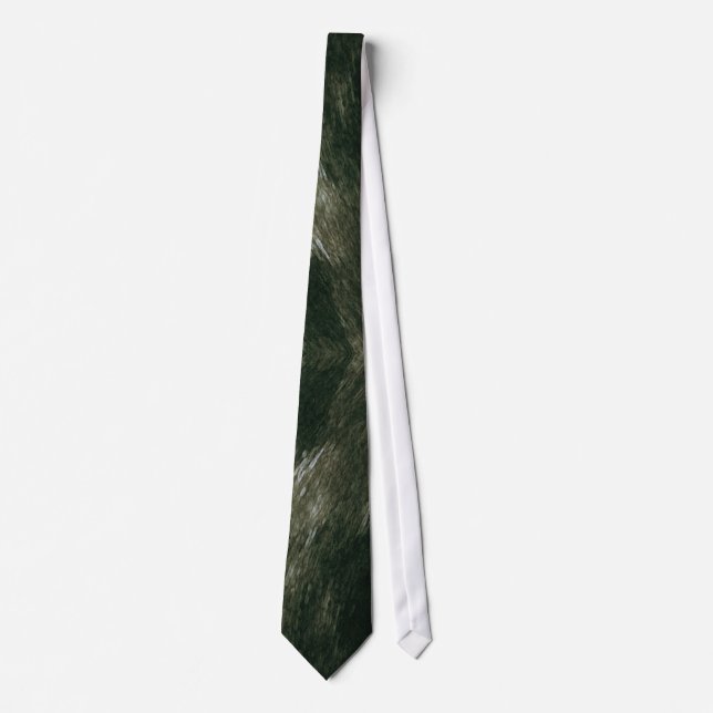 Tie, Abstract Dark Grey Black Template Tie (Front)