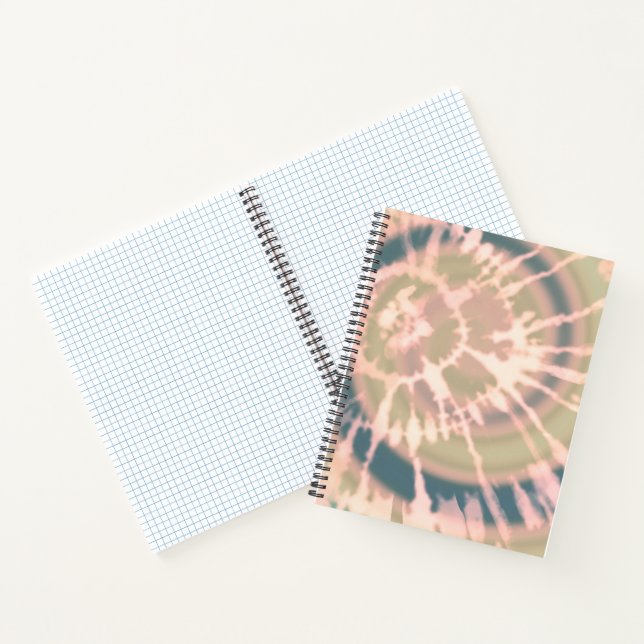 Tie and dye notebook (Inside)