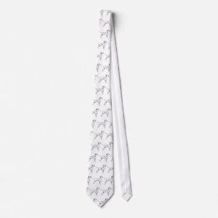 Tie: Black-Spotted Dalmatian Tie