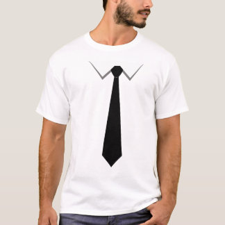 Tie, black Tie T-Shirt