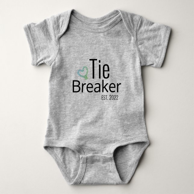 Tie Breaker Baby Bodysuit (Front)