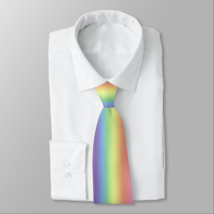 Tie (dbl side) - Rainbow stripes (vert.)