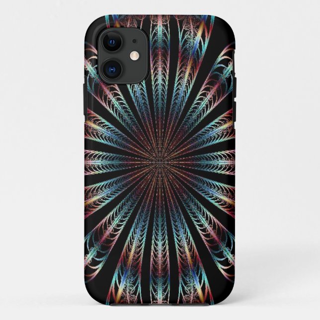 Tie Die Fractal Barely There iPhone 5/5S Case (Back)