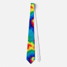Tie Died Psychedelic Tie