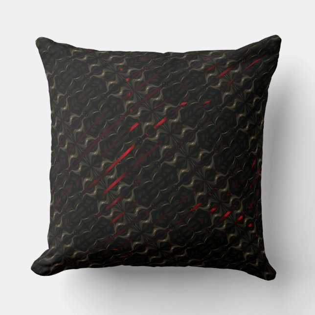 Tie-down of brownihs and red metallics wires? cushion (Front)
