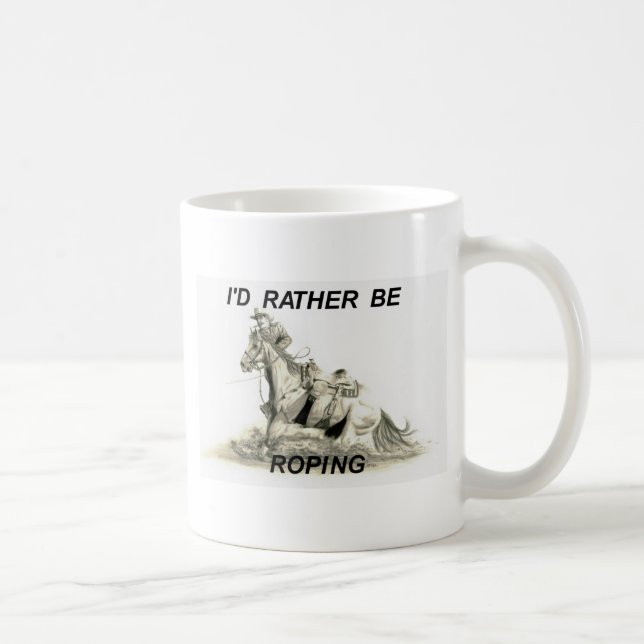 Tie Down Roper Coffee Mug (Right)