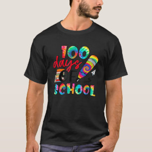 Tie Dye 100 Days Of School 100th Day Of School 1 T-Shirt