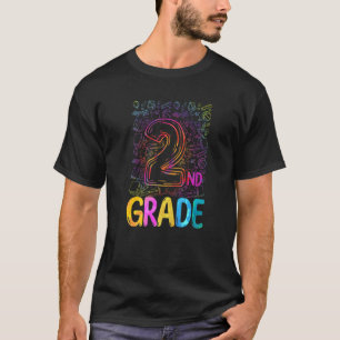 Tie Dye 2nd Grade Back To School Hello Second Grad T-Shirt