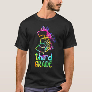 Tie Dye 3rd Third Grade Back To School Team Teache T-Shirt
