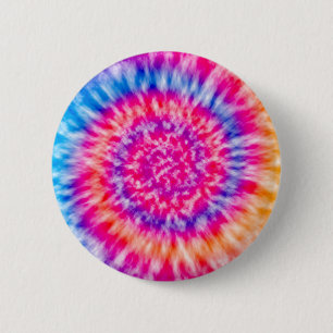 Tie Dye 6 Cm Round Badge