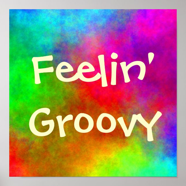 Tie-Dye Abstract Poster (Front)