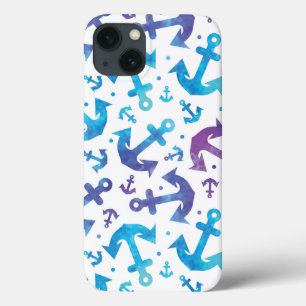 Tie Dye Anchor Pattern 2 iPhone 13 Case
