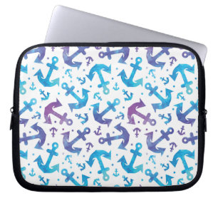 Tie Dye Anchor Pattern 2 Laptop Sleeve