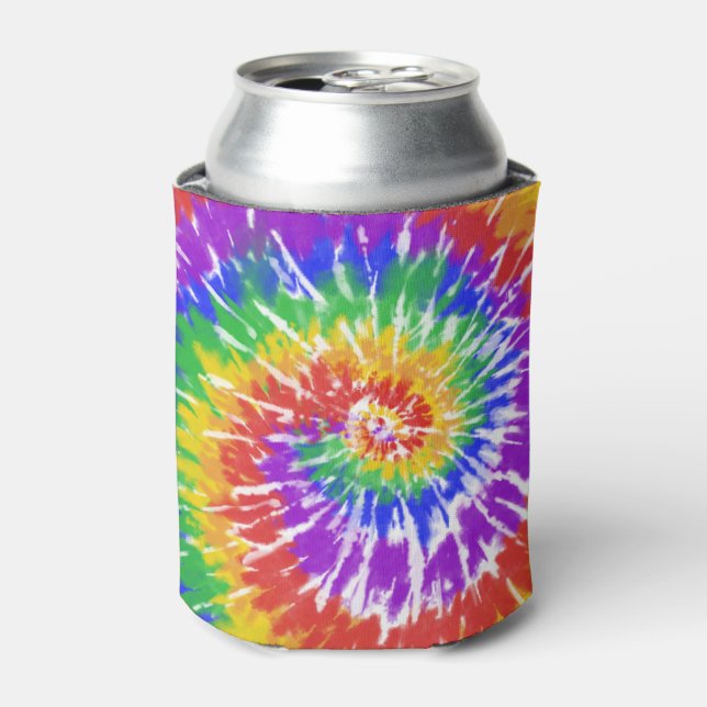 Tie Dye Auto Accessories Can Cooler (Can Front)