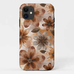 Tie Dye Autumn Floral iPhone 11 Case