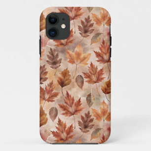 Tie Dye Autumn Leaves iPhone 11 Case