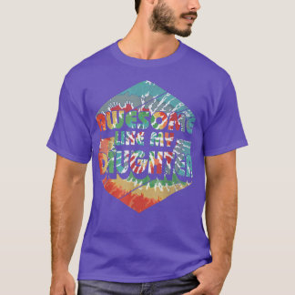 Tie Dye Awesome Like My Daughter Vintage Father's  T-Shirt