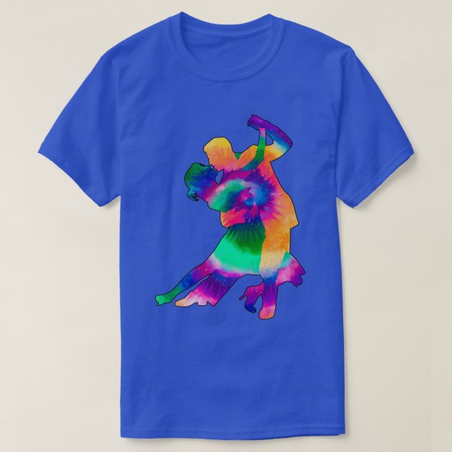 Tie Dye ballroom dancing 1 T-Shirt (Design Front)