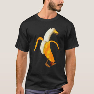 Tie Dye Banana Duck World Farm Animal Pun Distress T-Shirt