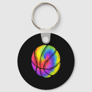 Tie dye basketball american for boys men sports t key ring