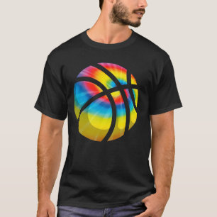 Tie Dye Basketball Cute Trippy Hippy Boys Girls T-Shirt