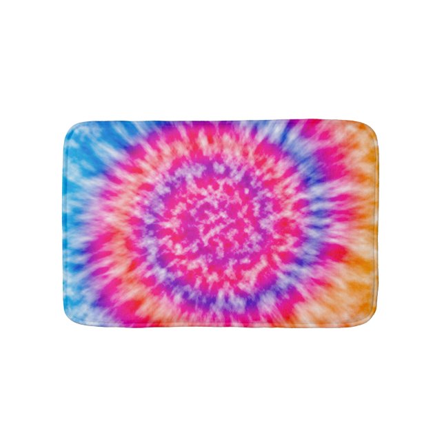Tie Dye Bath Mat (Front)