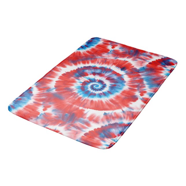 Tie-Dye Bath Mat (Angled)