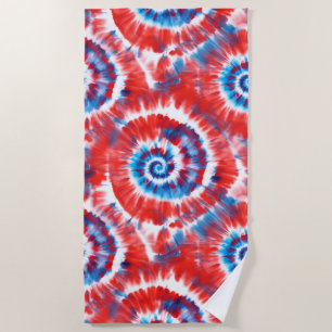 Tie-Dye Beach Towel
