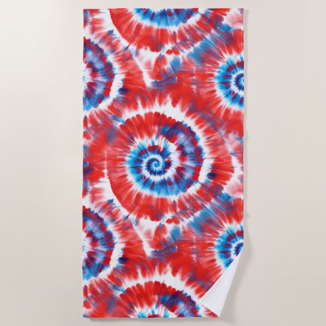 Tie-Dye Beach Towel (Front)