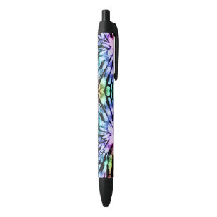 Tie Dye Black Ink Pen