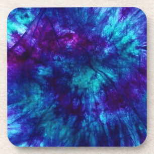 Tie Dye/Blue and Green Coaster