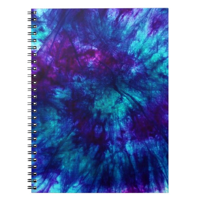 Tie Dye/Blue and Green Notebook (Front)