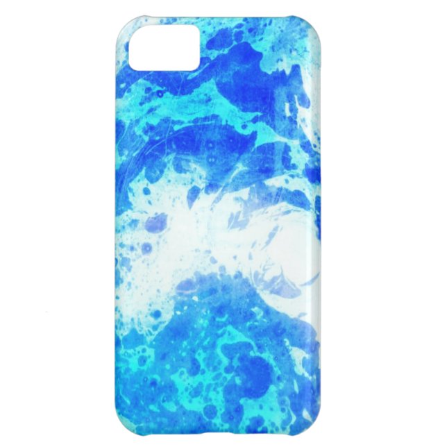 Tie Dye Blue iPhone 5 Case (Back)