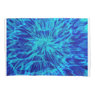 TIE DYE BLUE  PILLOWCASE