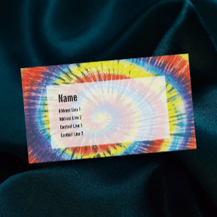 Tie Dye Business Card