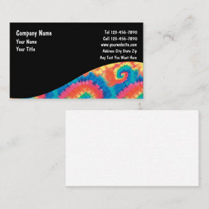 Tie Dye Business Cards
