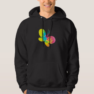 Tie Dye Butterfly Tie Bugs Cute Bug Lover Insects Hoodie
